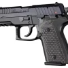 93127 - Hogue plaquettes Rex Zero 1 Compact Piranha G10 G-Mascus Black/Grey