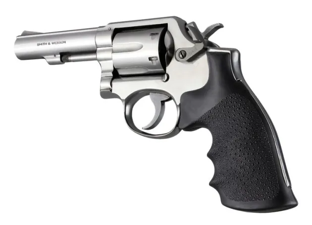 10000 - Hogue S&W K/L Frame Square Butt Rubber Monogrip Black