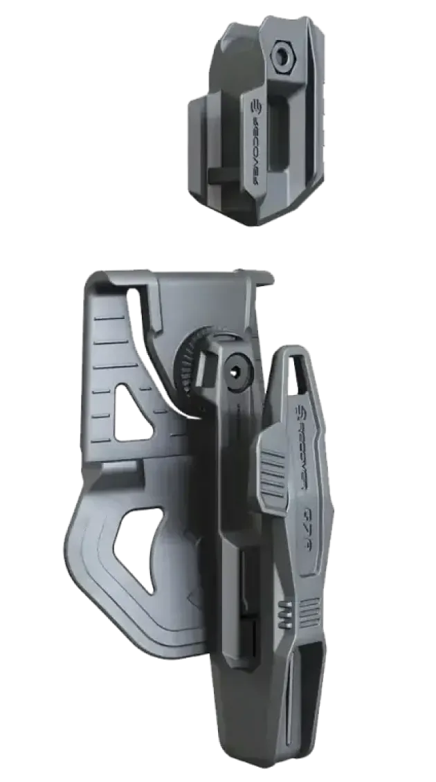 800867 - HOLSTER A RETENTION ACTIVE GAUCHE RECOVER G7A - NOIR