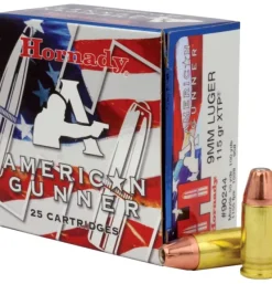 784783 - HORNADY BOITE DE 25 CARTOUCHES 9MM LUGER 115GR XTP AMERICA