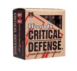 773737 - HORNADY BOITE DE 25 CARTOUCHES 38 SP 110 GR FTX