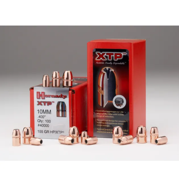 777093 - Hornady BOITE DE 100 OGIVES 9mm .355 124GR HP/XTP