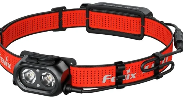 HP12R-TROUGE - FENIX HP12R-T Frontale USB-C 1300lm 18650 4000mAh CW + NW + Red Light ROUGE