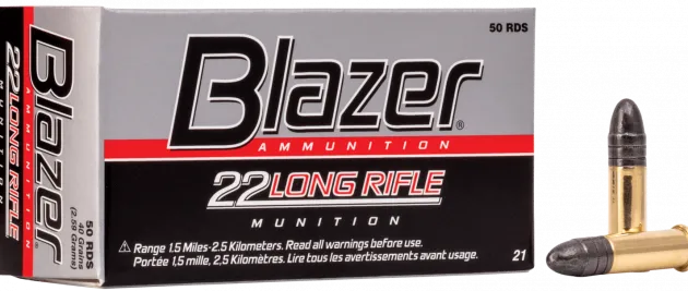 HUB62100142X50 CCI Cartouches cal 22lr BLAZER 40 GR PAR 50