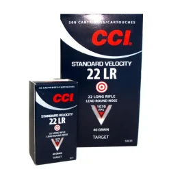 HUB62100152X50 CCI Cartouches cal 22lr STANDARD 40 GR PAR 50