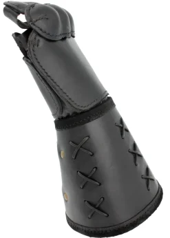 IF-10140251 - LARP EPIC ARMORY Gants de protection en cuir noir, main droite