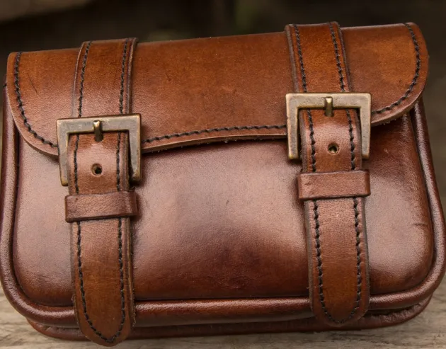 IF-101663 - LARP EPIC ARMORY Sac en cuir Warrior, medium, Marron