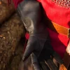 IF-10141250 - LARP Gants de fauconnier cuir, noir M