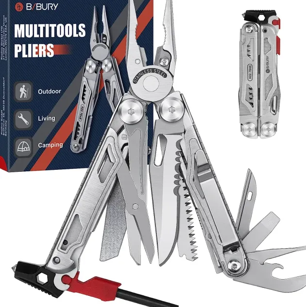 22in1FLINT - BIBURY 22-in-1 Multi Tool with Flint
