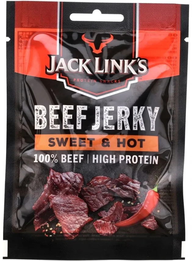 533-001 - JACK LINK'S Boeuf Séché sweet and spicy 25 g
