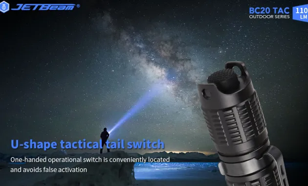 JETBC20TAC - JETBeam BC20 TAC Flashlight 18650