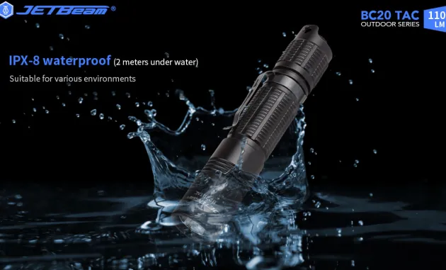 JETBC20TAC - JETBeam BC20 TAC Flashlight 18650