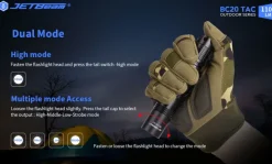 JETBC20TAC - JETBeam BC20 TAC Flashlight 18650