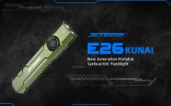 JETE26BLK - JETBeam E26 KUNAI Torche Noir
