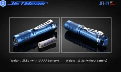 JETUV - Jetbeam JET-UV Lampe Torche UV AAA/LR03