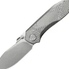 KBKnives Agera beadblast M390 Titanium Maze Pattern