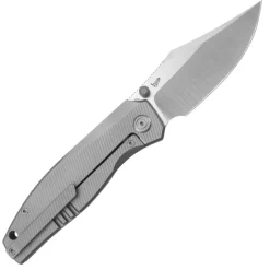 KB Knives Classico Framelock Titanium M390 Belt Satin