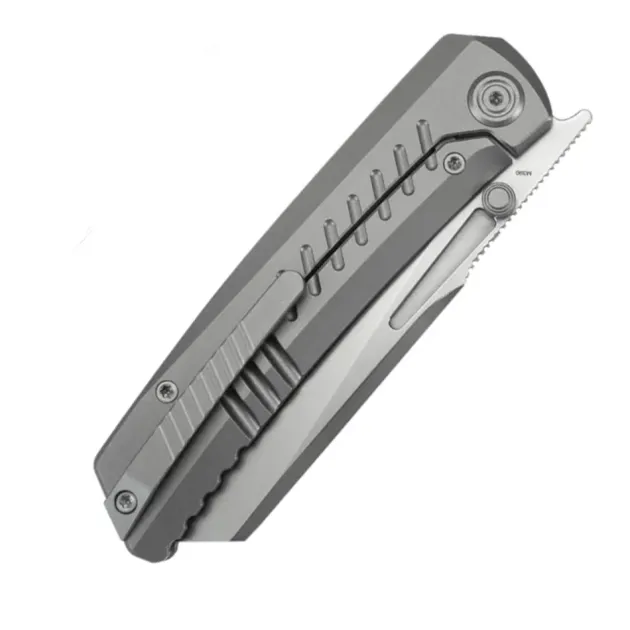 KB Knives Insomnia Framelock Titanium Bead Blast M390