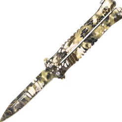 02132 K25 COUTEAU PAPILLON SABLE PYTHON