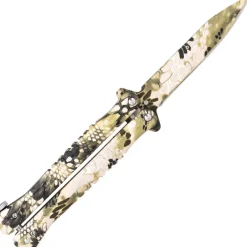02132 K25 COUTEAU PAPILLON SABLE PYTHON