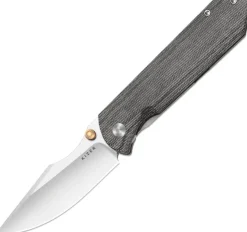 KI4784A2 - Kizer Harpoon FolderElmax Titanium & Norplex UltreX Micarta