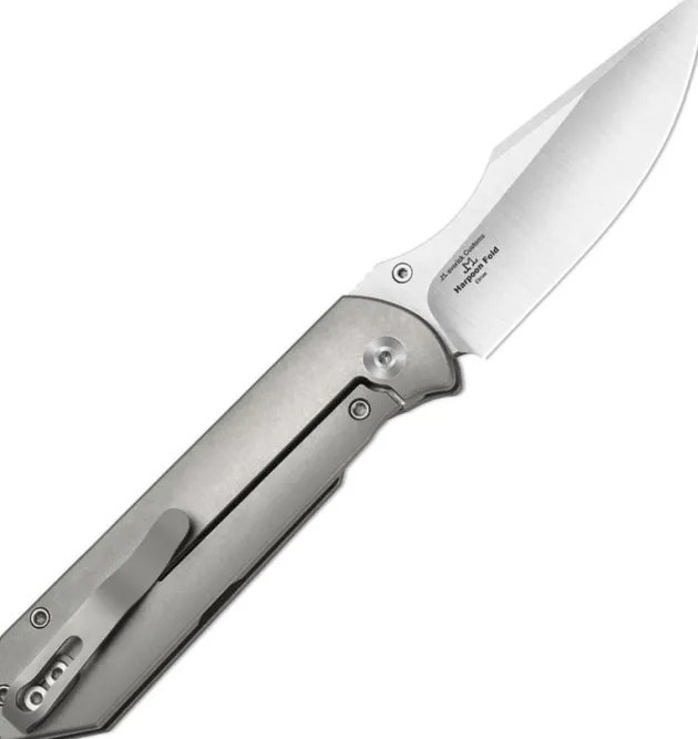 KI4784A2 - Kizer Harpoon FolderElmax Titanium & Norplex UltreX Micarta