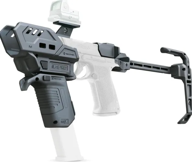 800852 - KIT STABILISATEUR RECOVER S-PRO MG COMPLET POUR WALTHER PDP - NOIR