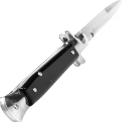 K++350416 - KH Security Couteau Automatique Type Stiletto NOIR
