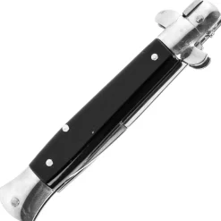 K++350416 - KH Security Couteau Automatique Type Stiletto NOIR
