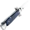 K++350420 - KH SECURITY Couteau Automatique Type Stiletto BLEU