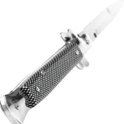 K++350417 - KH SECURITY Couteau Automatique Type Stiletto CARBON LOOK