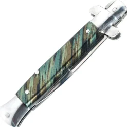 K++350418 - KH Security Couteau Automatique Type Stiletto VERT
