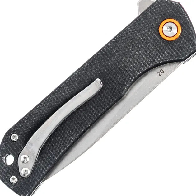 Klaken Knives Drake D2 Black Micarta