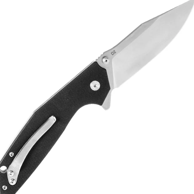 Klaken Knives J284 D2 Black G10