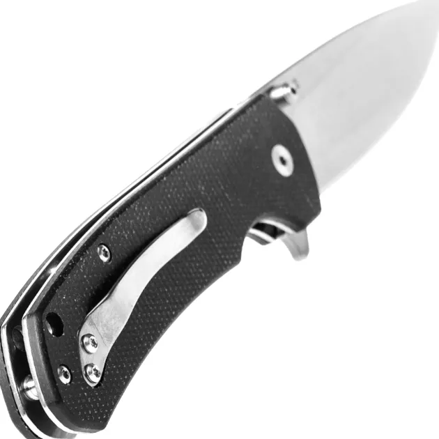 Klaken Knives Stone Fang D2 Black Micarta
