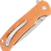 Klaken Knives Stone Fang D2 Brown Micarta