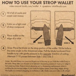 KNALASTWBK - Knafs porte carte en cuir pour strop