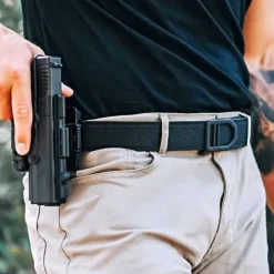 563-012 - KORE Essentials X5 BLACK plastic trouser belt