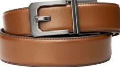 563-006 - KORE ESSENTIALS X3 Ceinture Cuir Beige light beige trouser belt
