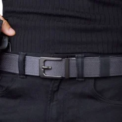 563-008 - KORE ESSENTIALS X3 Ceinture Nylon trouser belt GREY