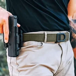 563-015 - KORE Essentials X5 green plastic trouser belt