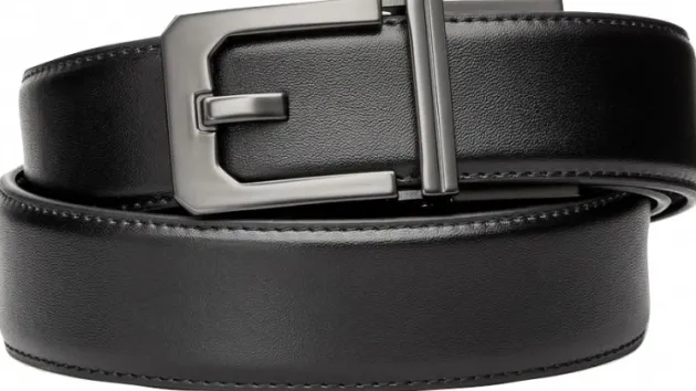 563-045 - KORE Essentials X3 leather Ceinture NOIR