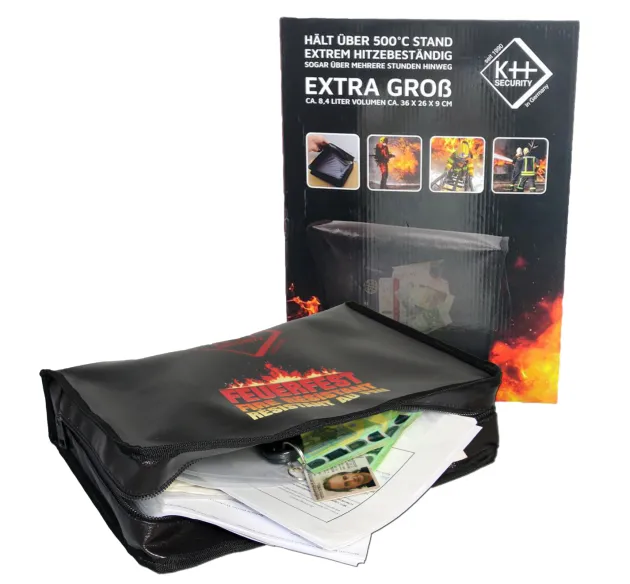 K++370205 - Sac à documents ignifuge "XXL" 8,4 l