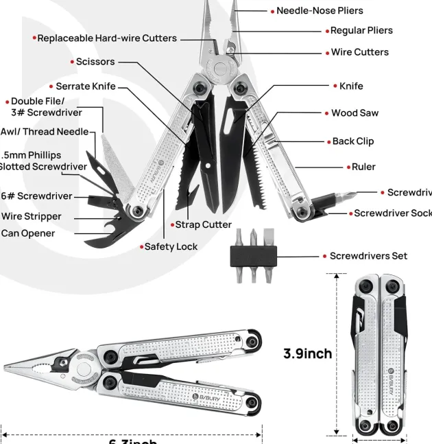 KT2048 - BIBURY KT2048 Multitool Pliers
