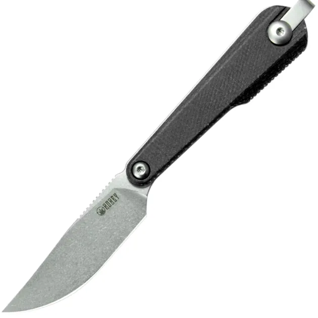 KU451A - YAG Fixed Blade Black Drop point
