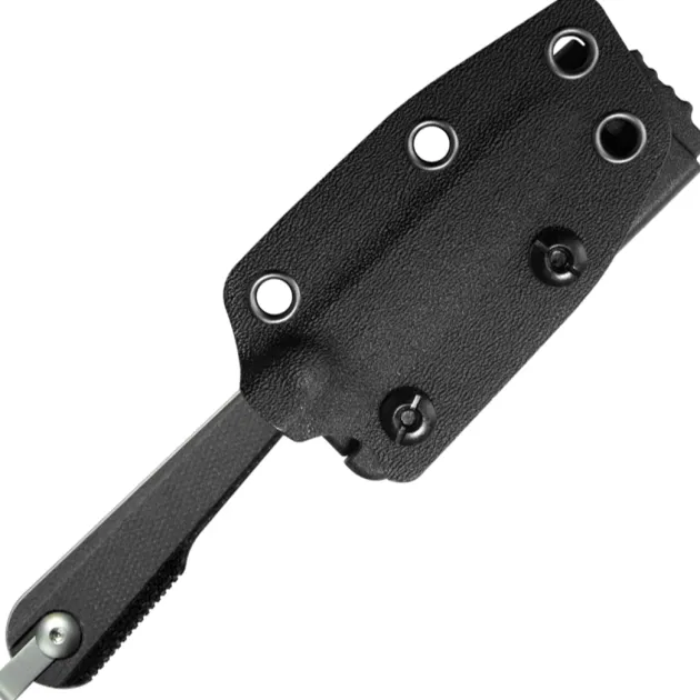 KU451A - YAG Fixed Blade Black Drop point