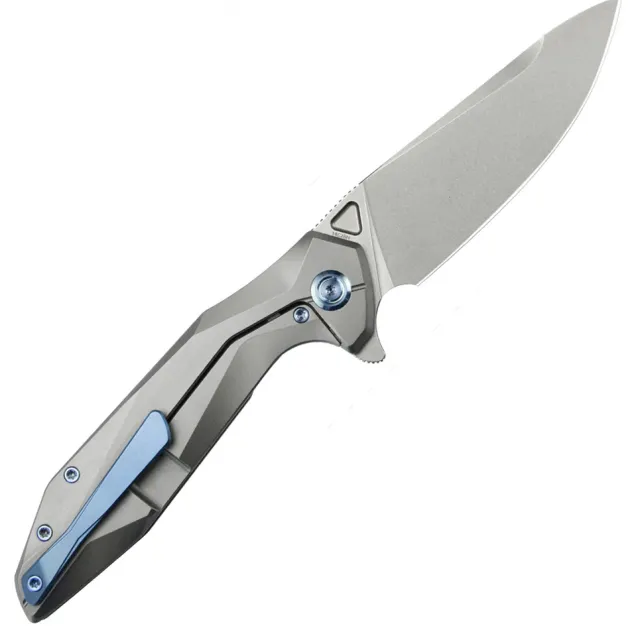 Kubey Nova framelock Titanium 14C28N