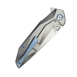 Kubey Nova framelock Titanium 14C28N