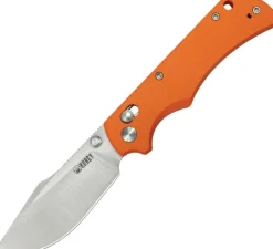 KU503B - Kubey Knives Iguana Crossbar Orange G10
