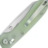 KU446C - Kubey Knives Bonza Crossbar Jade G10